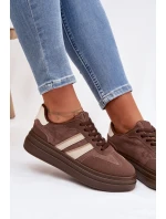 Dámské tenisky na platformě Hnědé Galleria Dámské tenisky na platformě Hnědé Galleria