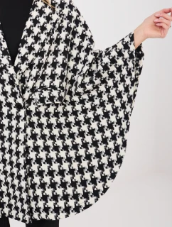 Kabát LK EN 510132.94 čiernobiely