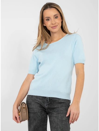 Sweter PM SW model 21923956 jasny niebieski - FPrice Sweter PM SW model 21923956 jasny niebieski - FPrice
