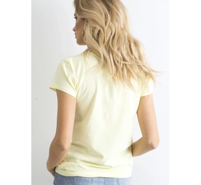 Tričko RV TS model 14824659 světle žlutá - FPrice Tričko RV TS model 14824659 světle žlutá - FPrice