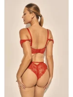 Dámska podprsenka Angel SC-1146 Red - Kinga