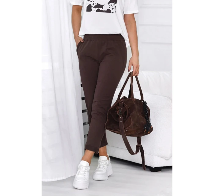 Dámské kalhoty model 17605172 - OFF PINK