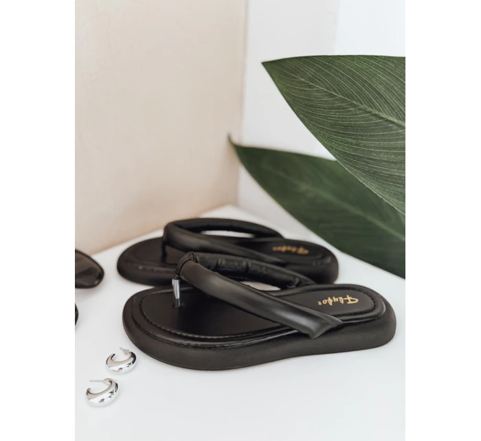 Dámske žabky EASYDAY black FashionStreet ZY0993