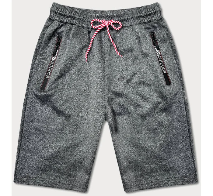 Pánske krátke šortky tmavosivé (8K200-5)