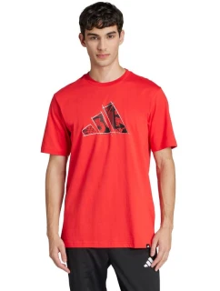 Pánske tričko adidas Logo Graphic red JJ3934 pánske