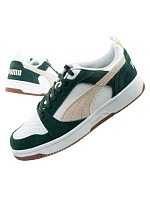 Sportovní obuv pánské tenisky Rebound model 22054566 fashionable comfortable white green - Puma Sportovní obuv pánské tenisky Rebound model 22054566 fashionable comfortable white green - Puma