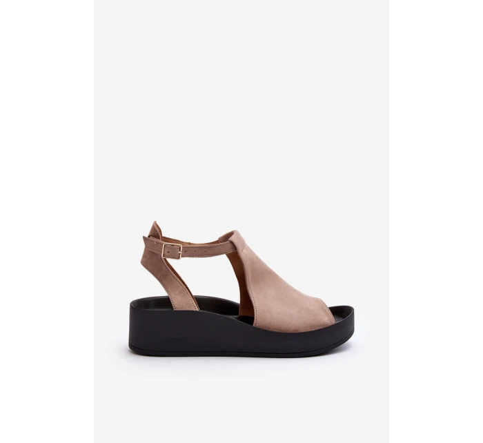 Dámské sandály z  béžové model 21646413 - Zazoo