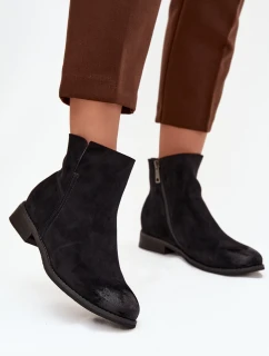 Dámska obuv Vinceza - čierna, nízky podpätok