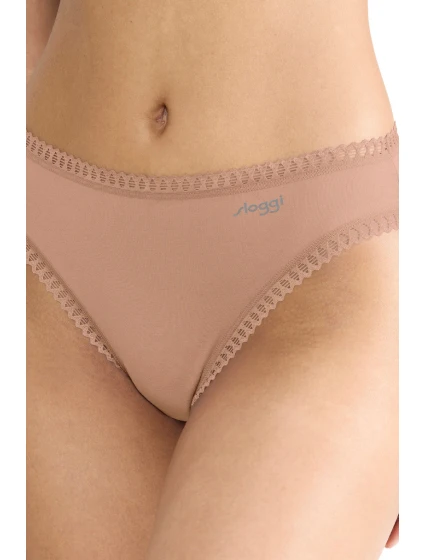 SLOGGI GO CRUSH NOHAVIČKY S VYSOKOU NOHOU 3PACK BEIGE