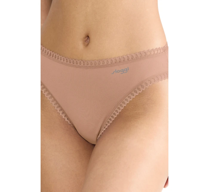 SLOGGI GO CRUSH NOHAVIČKY S VYSOKOU NOHOU 3PACK BEIGE