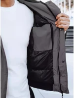 Pánská zimní bunda tmavě šedá Dstreet model 21966669 - FashionStreet