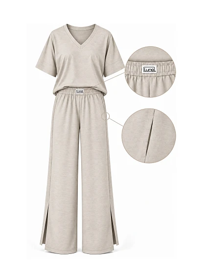 Pyžamo S–XL béžové model 22545357 - Luna Pyžamo S–XL béžové model 22545357 - Luna
