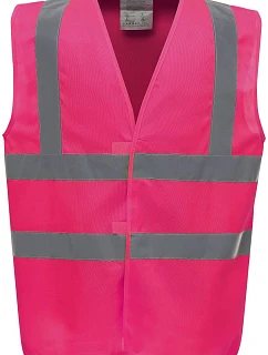 HVW 100 HiVis bezpečnostní vesta model 22502144 pink - Yoko