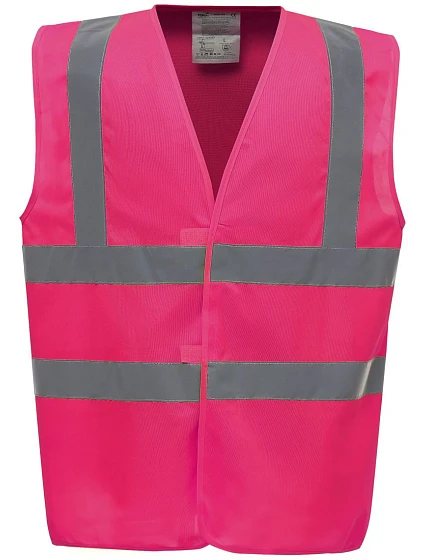 Bezpečnostná vesta Yoko HVW 100 Hi-Vis 79.W100 ružová Bezpečnostná vesta Yoko HVW 100 Hi-Vis 79.W100 ružová