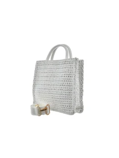 Torebka Z Plecionką Big Star NN574115 Biała