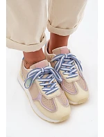 Dámské tenisky z eko kůže Žluté Kelira