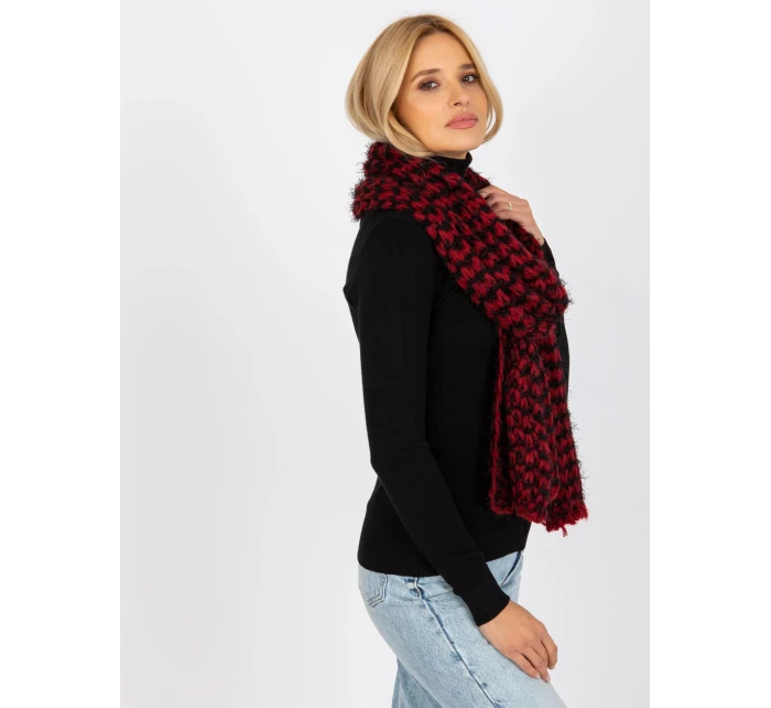 Šál AT SZ 3710.88 čierna a červená
