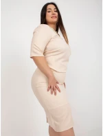 Spódnica LK SD model 18617654 brzoskwiniowy - FPrice Spódnica LK SD model 18617654 brzoskwiniowy - FPrice