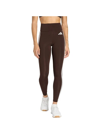 Dámske legíny adidas Optimé Essentials 7/8, hnedé, KC2947