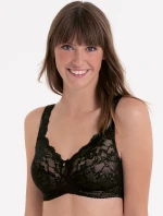 Pohodlná podprsenka Bobette 5292 čierna - RosaFaia