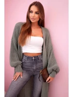 Dlhý sveter tmavá mäta