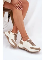 Dámské Semišové Tenisky Na Platformě Big Star model 21693134 HIPOLY SYSTEM Béžové - Big Star Shoes