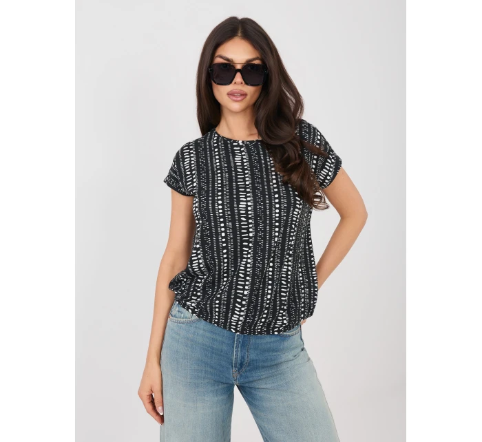 T shirt D12110M02646F czarny T shirt D12110M02646F czarny