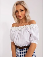 Šaty LK SK 506358.21P biela a tmavomodrá