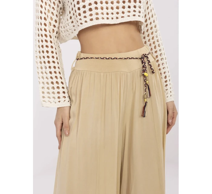 TW SP BI kalhoty model 20969337 béžové - FPrice TW SP BI kalhoty model 20969337 béžové - FPrice