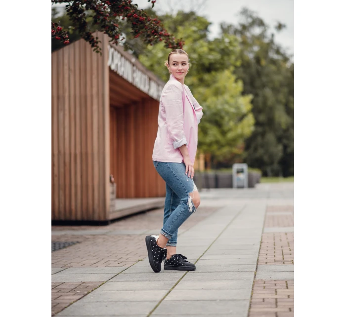 Dámske topánky Vuch Lucky Dots Black Dámske topánky Vuch Lucky Dots Black