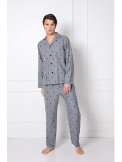 Pánske pyžamo Ellis sivé - Aruelle