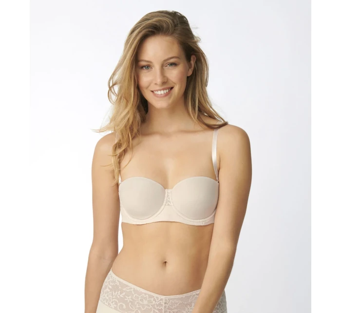 Dámská vyztužená podprsenka Vivid Spotlight model 21745507 krémová - Triumph Dámská vyztužená podprsenka Vivid Spotlight model 21745507 krémová - Triumph