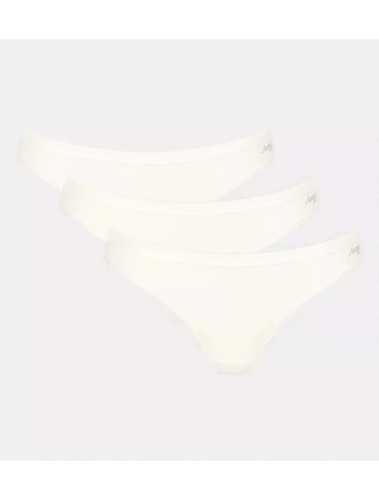 Dámske bavlnené nohavičky GO Daily Mini 3P - WHITE - biela 00GZ - SLOGGI