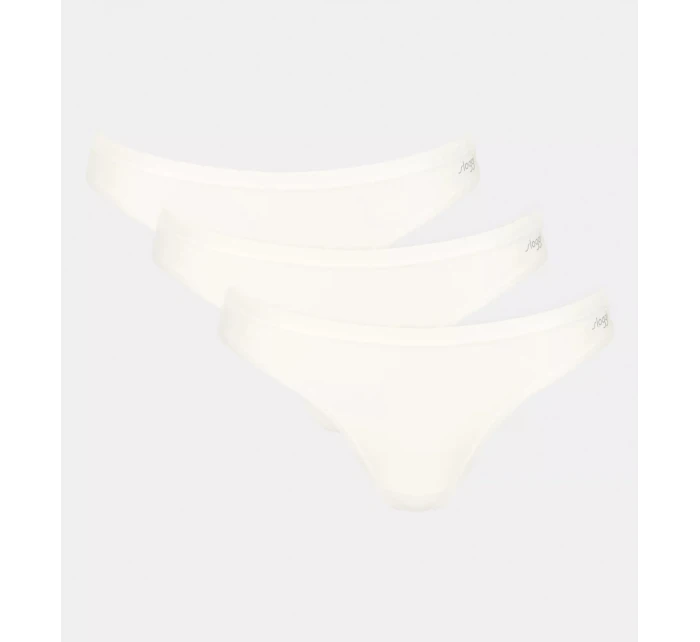 Dámske bavlnené nohavičky GO Daily Mini 3P - WHITE - biela 00GZ - SLOGGI