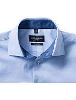 Kontrastní košile s dl. rukávem vzor rybí kost 11. light navy model 22476064 - Russell Athletic Kontrastní košile s dl. rukávem vzor rybí kost 11. light navy model 22476064 - Russell Athletic