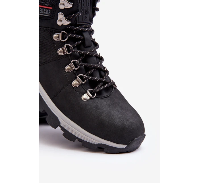 Męskie Buty Trekkingowe Big Star KK174215 Czarne