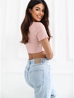 Bluzka model 22156733 jasny różowy - FPrice