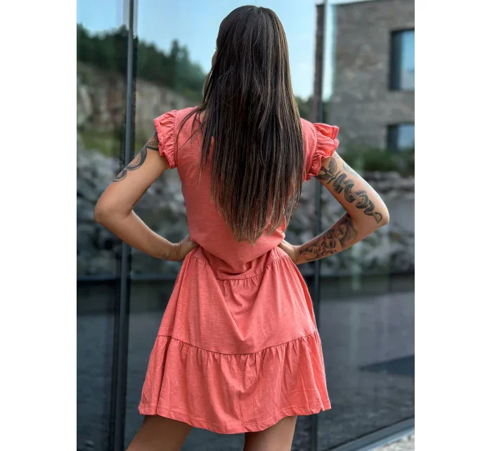 Sukienka TW SK model 18798994 koralowy - FPrice Sukienka TW SK model 18798994 koralowy - FPrice