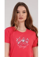 Dámské pyžamo šortky model 18519674 - Vienetta Dámské pyžamo šortky model 18519674 - Vienetta