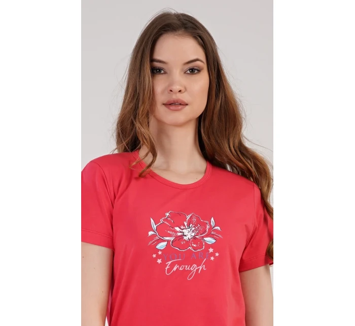 Dámské pyžamo šortky model 18519674 - Vienetta Dámské pyžamo šortky model 18519674 - Vienetta