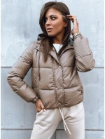 Dámská prošívaná bunda camel Dstreet model 21971050 - FashionStreet Dámská prošívaná bunda camel Dstreet model 21971050 - FashionStreet