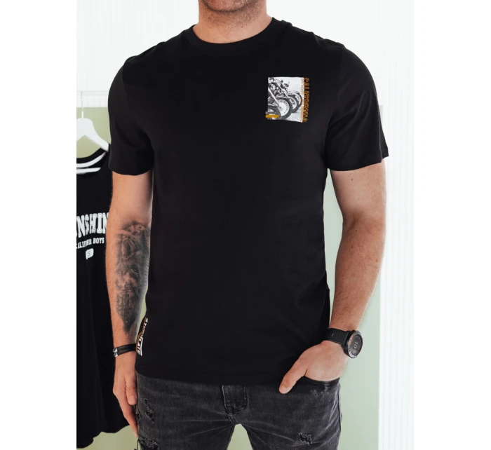 Pánské tričko s potiskem černé Dstreet model 21975016 - FashionStreet