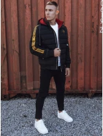 Pánská prošívaná zimní bunda s kapucí černá Dstreet model 21980290 - FashionStreet