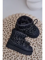 Dětské Zimní Boty S Kožíškem Černé model 21680341 - Boto Dětské Zimní Boty S Kožíškem Černé model 21680341 - Boto