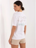 T shirt model 21795532 biały - FPrice