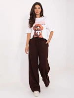 Tepláky RV DR A611.52 tmavohnedé