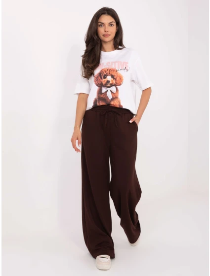 Tepláky RV DR A611.52 tmavohnedé