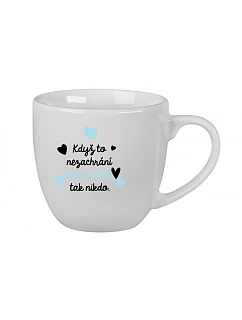 Personalizovaný keramický hrnček 400 ml – ak to nezvládne … tak nikto