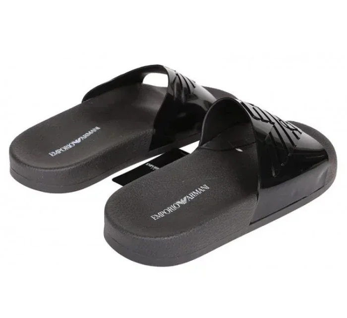 Pantofle model 7456201 černá - Emporio Armani