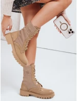 Dámské khaki boty Dstreet model 21971419 - FashionStreet